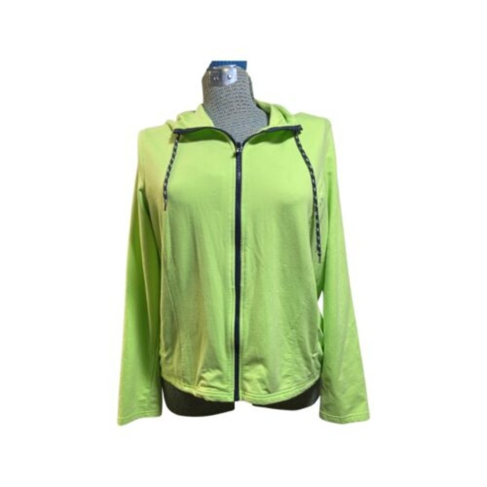 Chaps sport women's lime green hoodie, xl